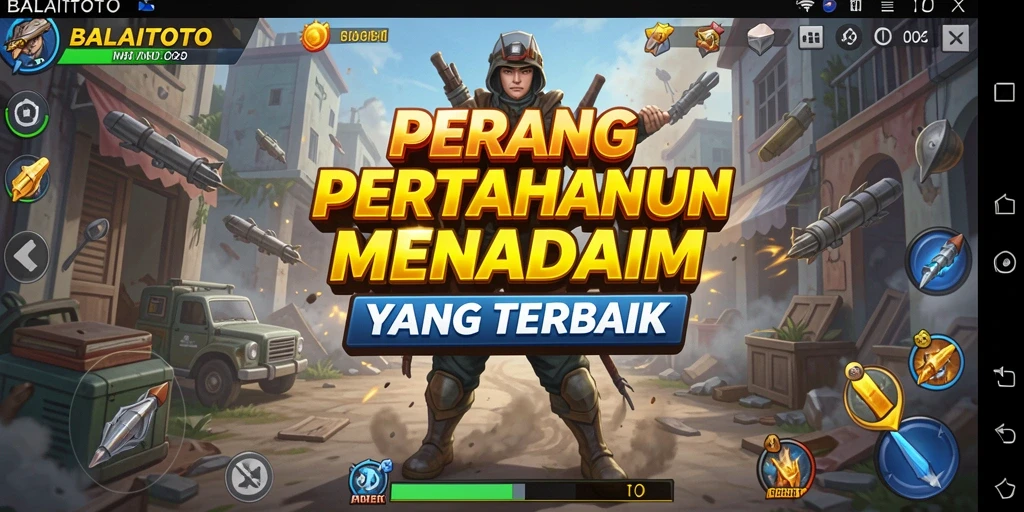 Tampilan gameplay BALAITOTO yang menegangkan dan penuh aksi.