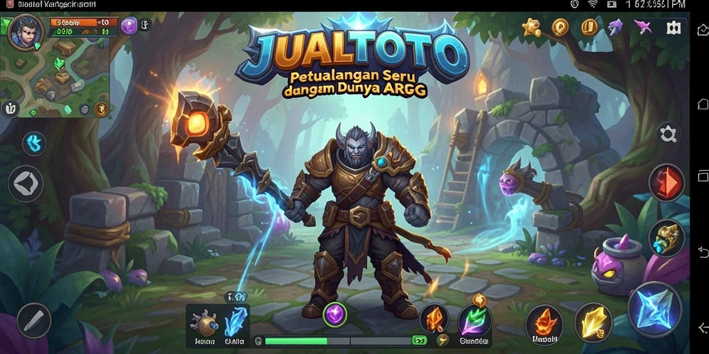 Tampilan gameplay menarik saat bertarung di dunia fantasi ARPG.