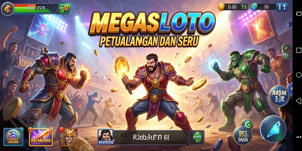 Tangkapan layar MEGASLOTO menampilkan gameplay penuh aksi yang mendebarkan.