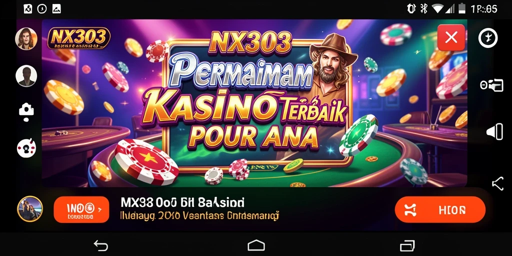 Tampilan menarik gameplay Kasino di NX303 yang memikat.