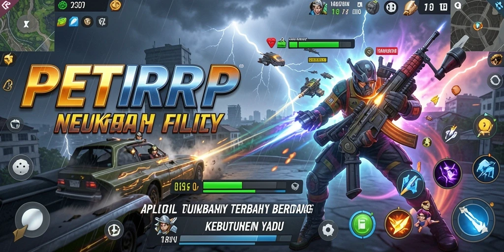 Tampilan antarmuka pengguna PETIRRP yang menarik dan fungsional.